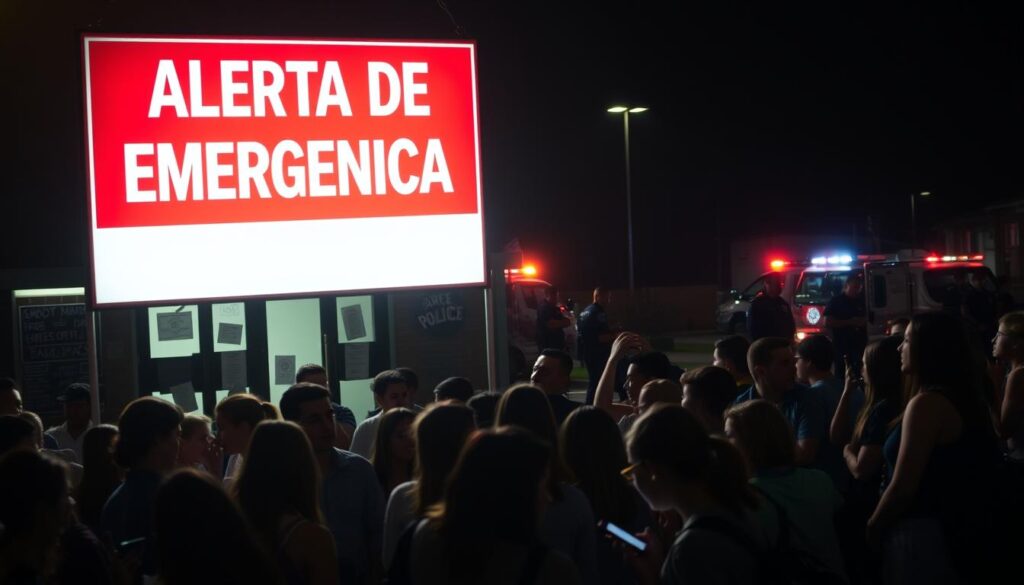 alerta de emergencia